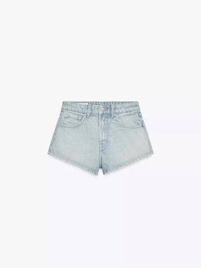 Zara Light Blue Denim Cutoff Shorts